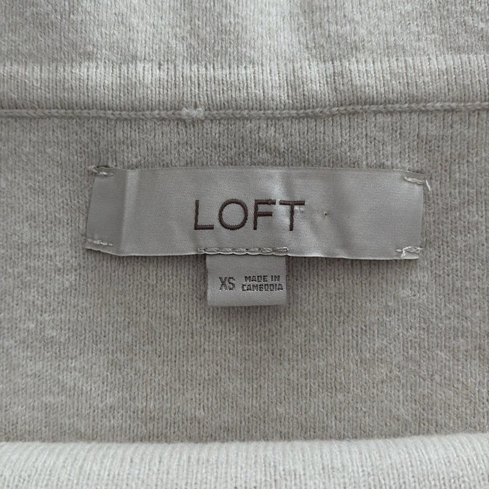 Loft Ribbed Off-Shoulder Sweater - Picture 5 of 5